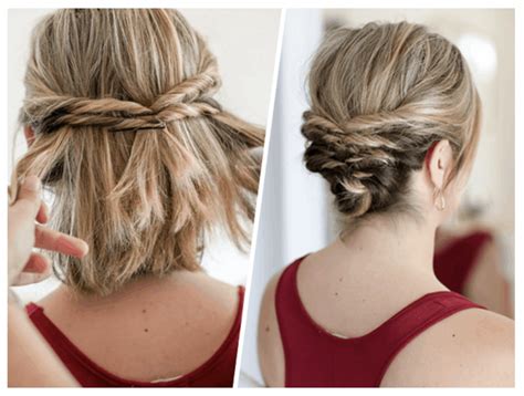 short to medium hair updos|easy updos for medium length hair.